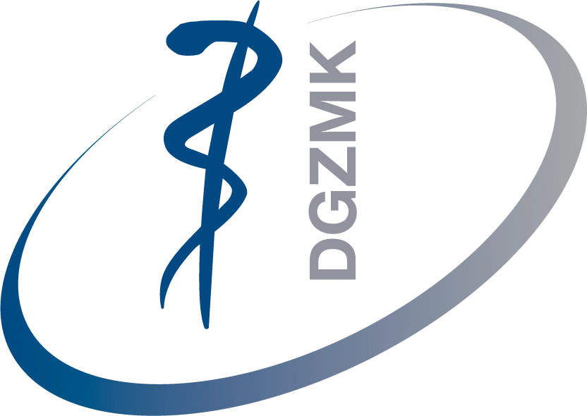 DGZMK Logo – Deutsche Gesellschaft für Zahn-, Mund- und Kieferheilkunde als Zeichen für qualitätsorientierte Zahnmedizin